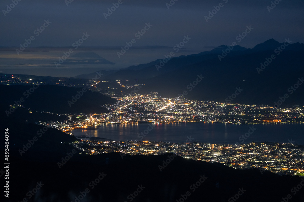 Fototapeta premium 秋の山岳風景