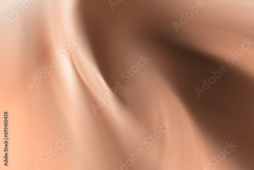 Blurred abstract gradient wave natural peach fuzz background