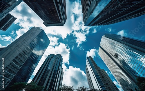 Looking up to the sky with ...