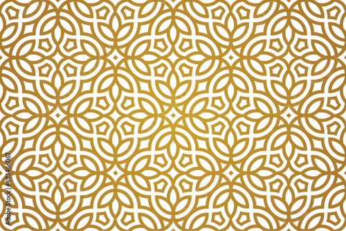 Seamless arabic pattern background. Arabian style Islamic ornamental Vector illustration photo