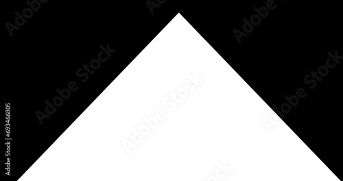 Pack of Black and white Arrow Transition pulse like straight smooth animation. Right-left visual transfer follow monochromatic geometric illusion transition stock motion graphic.