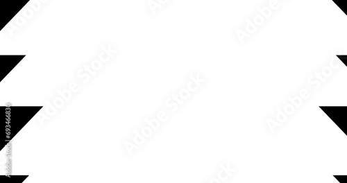 Pack of Black and white Arrow Transition pulse like straight smooth animation. Right-left visual transfer follow monochromatic geometric illusion transition stock motion graphic.