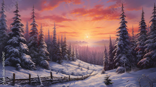 Snow: Sunset's  © AlphaStock