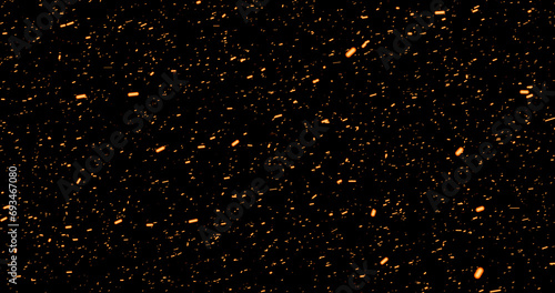 Cinematic Realistic surreal fire dust sparks overlay animation in high quality. Glittering sparks particle dust inferno fire explosion asset. Smoky fire dust overlay loop able horizontal.