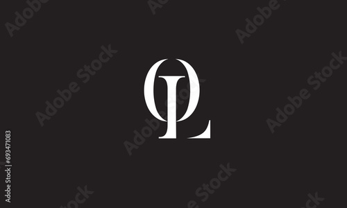 OL, LO, O, L Abstract Letters Logo Monogram 