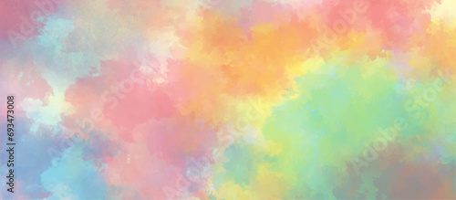 abstract colorful background with bokeh .Beautiful and colorful soft watercolor background with multicolor texture .Color splashing on paper .Light an hand drawn watercolor texture with grunge.