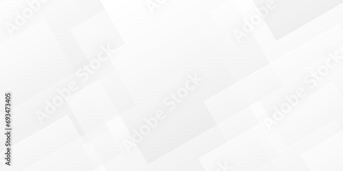 White wave line futuristic high technology triangle paper background. White abstract Modern gray flowing wave lines and glowing moving lines. Geometric minimal digital high-technology background.