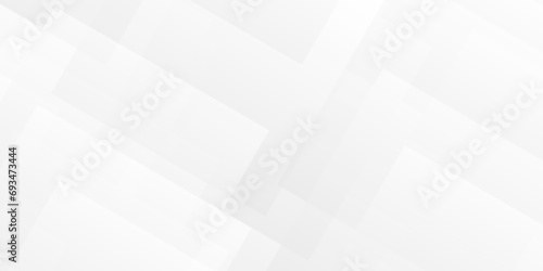 White wave line futuristic high technology triangle paper background. White abstract Modern gray flowing wave lines and glowing moving lines. Geometric minimal digital high-technology background.