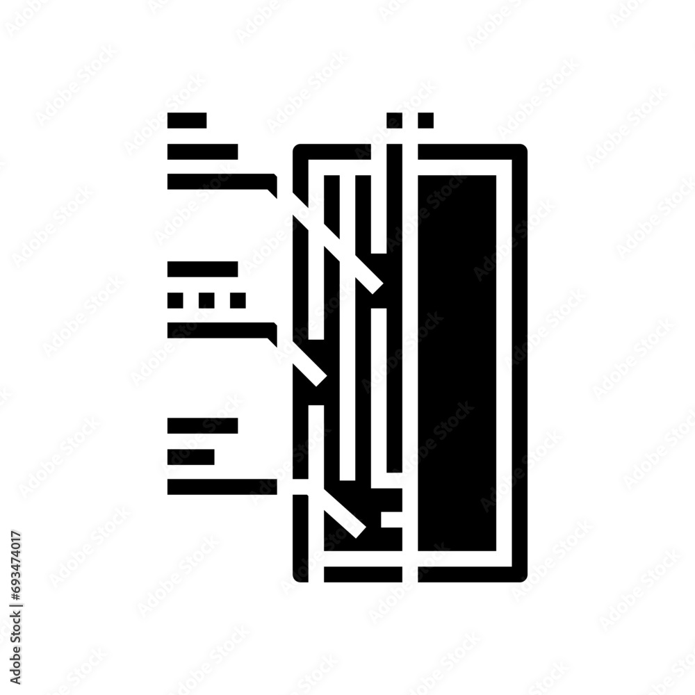 battery components glyph icon vector. battery components sign. isolated symbol illustration