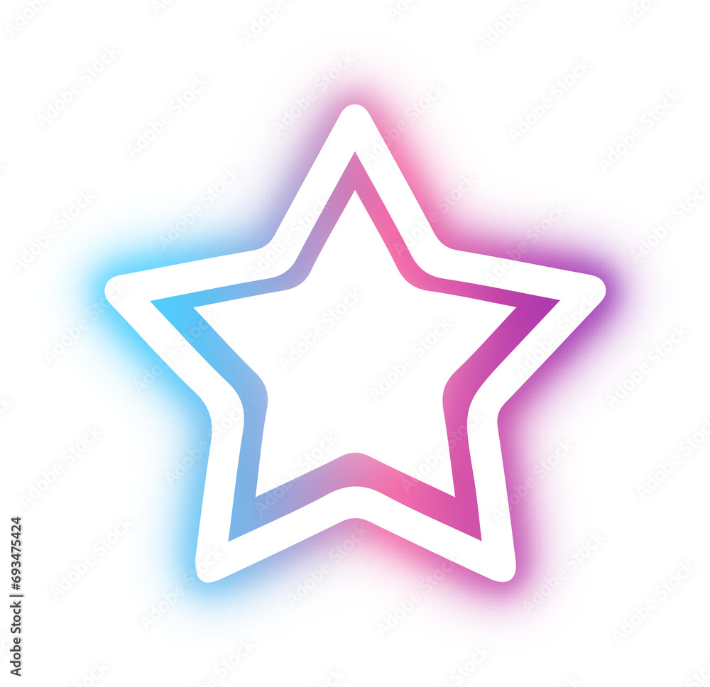 Obraz premium Set of Christmas neon