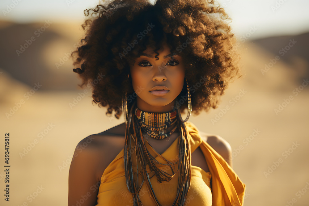 A strikingly stylish black female model exudes confidence and elegance, showcasing a captivating blend of contemporary fashion trends A strikingly stylish black female model exudes confidence and elegance, showcasing a captivating blend of contemporary fashion trends