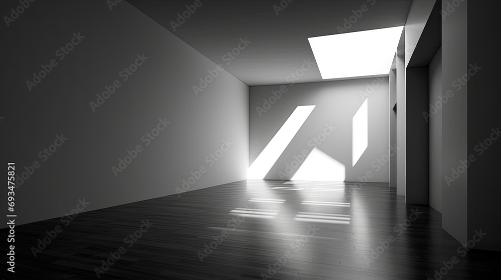 Modern Interior Design with Light and Shadows Play Modern Interior Design with Light and Shadows Play
