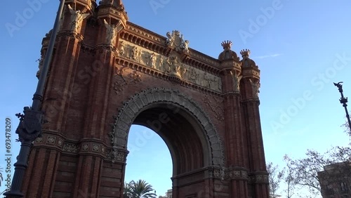 The Triumphal Arch in Barcelona photo