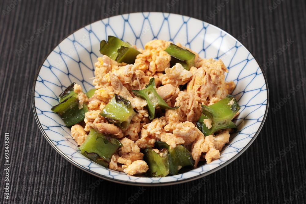 四角豆とツナの卵炒め 四角豆とツナの卵炒め