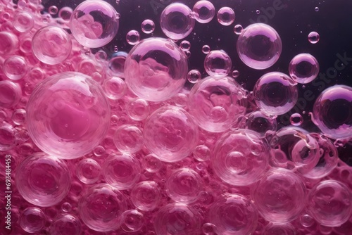 pink underwater bubbles abstract oil