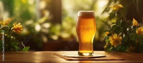 Brazilian draft beer in a glass