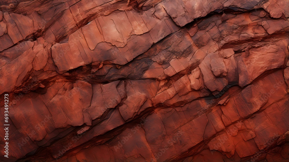 Close-up of an Red Rock Texture Close-up of an Red Rock Texture