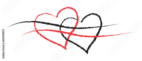 True love for valentine day vector, isolated on white background eps 10