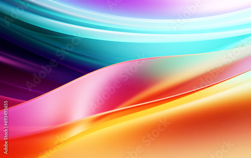 abstract colorful gradient wave desktop background