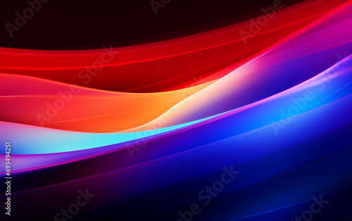 abstract colorful gradient wave desktop background