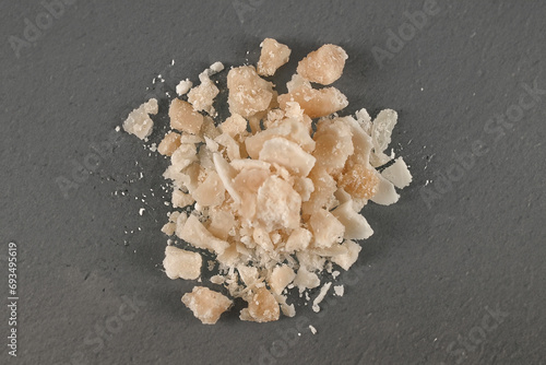 Cocaine crack in pieces