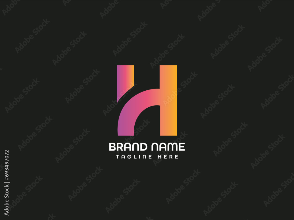 Fototapeta premium modern letter logo design