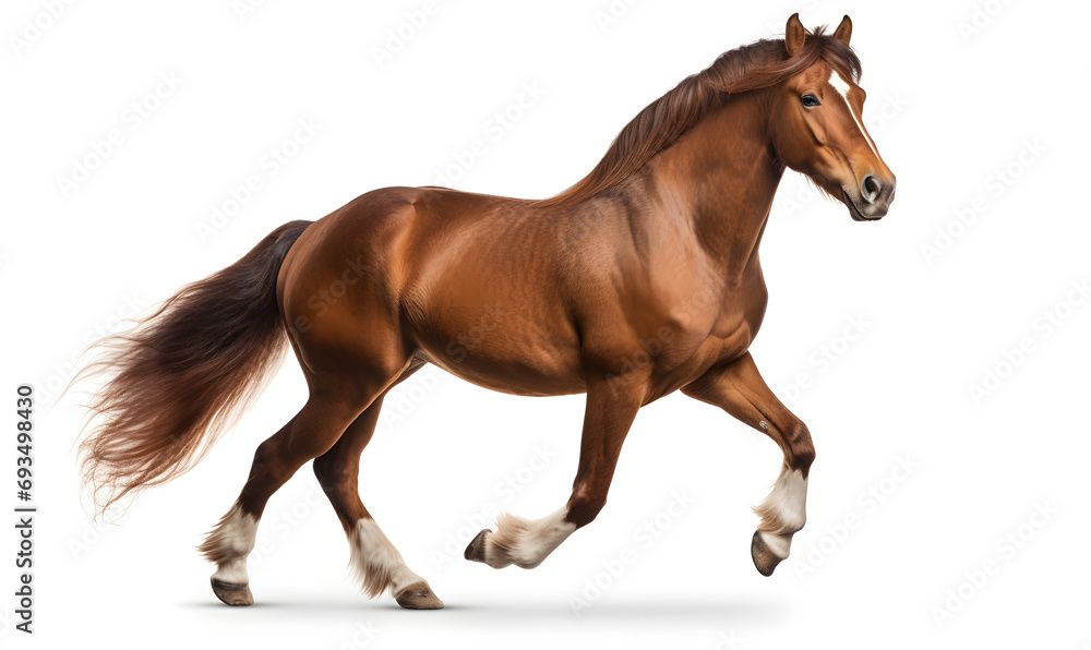 Horse on white background Horse on white background