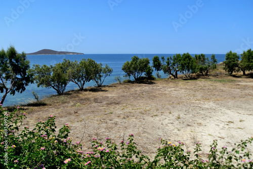 Sea view - Agios Haralambos, Lemnos island, Greece, Aegean Sea photo