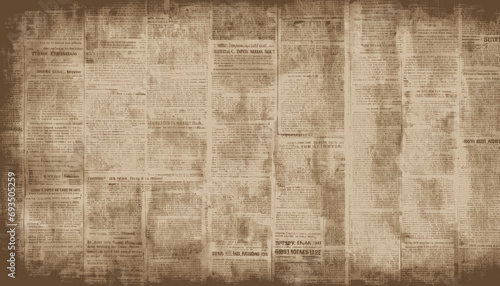 Vintage texture newsprint paper