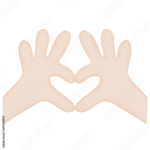 Wallpaper Mural make heart shaped fingers , hand heart Torontodigital.ca