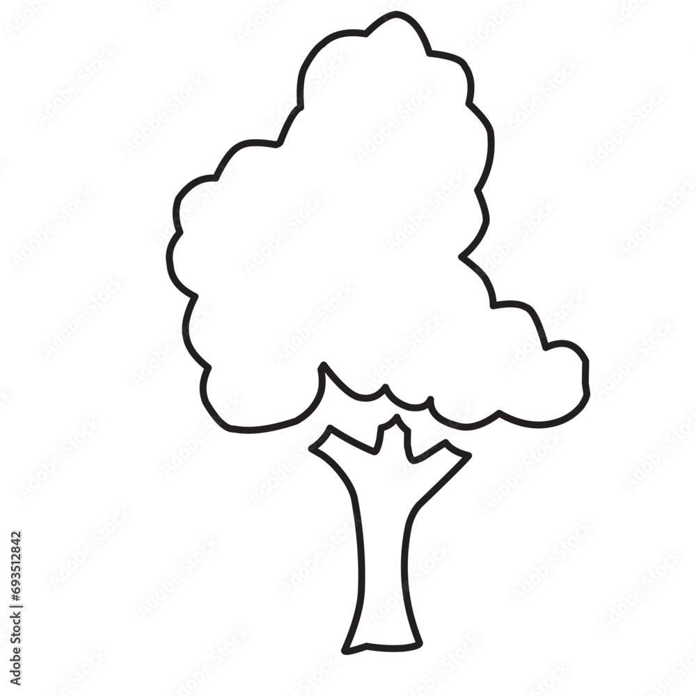 Trees Icon Line Trees Icon Line