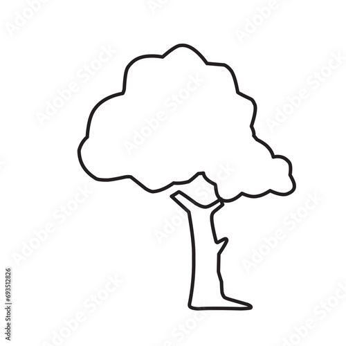 Trees Icon Line