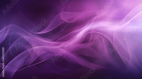 Purple Stylized Smoke Wisps. Abstract Background