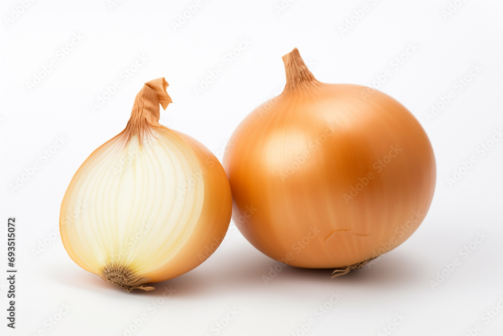 custom made wallpaper toronto digitalonion, two onions isolated on white background, selective focus