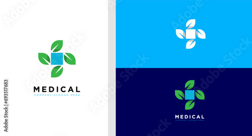 vector medical logo for health service symbol