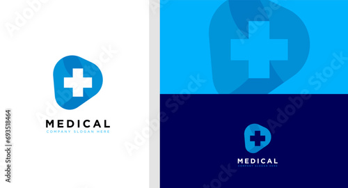 vector medical logo for health service symbol