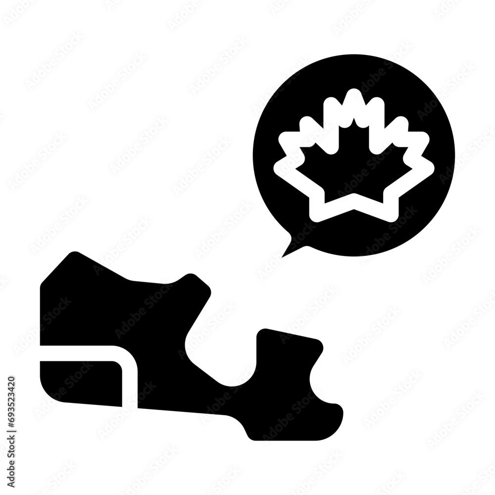 canada glyph icon canada glyph icon