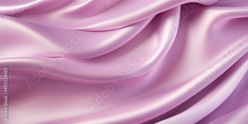 Gentle and lustrous backdrop of swirling, wavy patterns on soft, shiny satin silk material