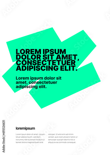 Simple corporate layout template for events, companies or any business related. Template with highlighter for flyer, poster, cover, brochure, banner or background.