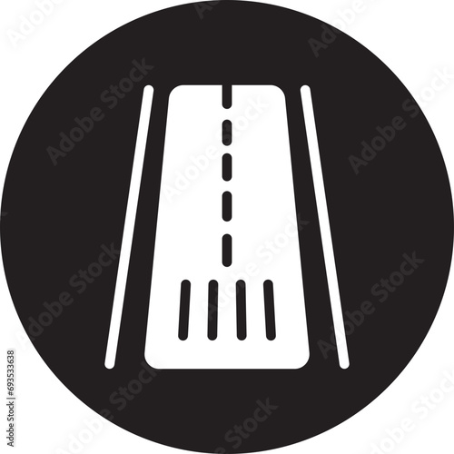 runway glyph icon