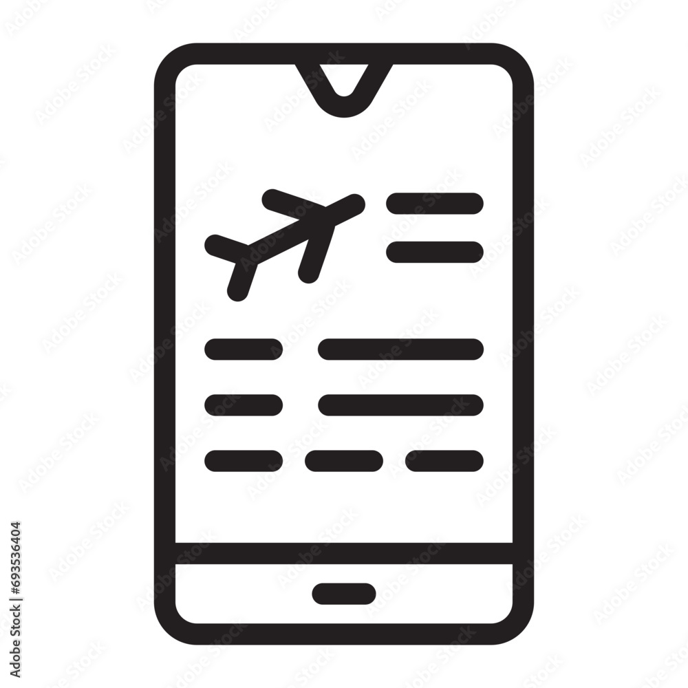 check in line icon check in line icon