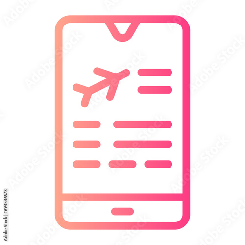 check in gradient icon