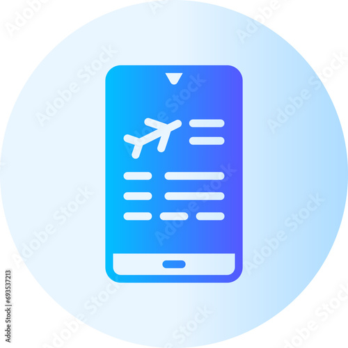 check in gradient icon