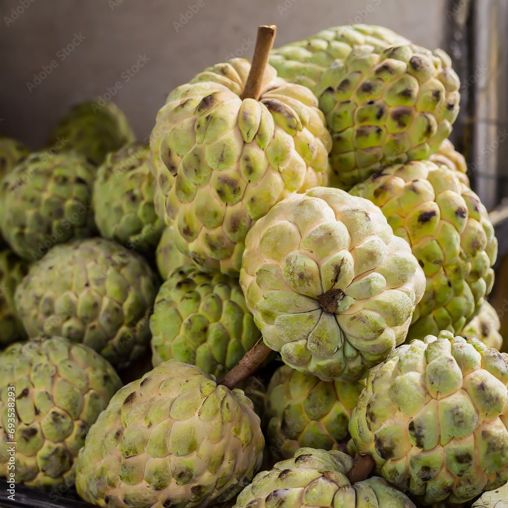 Healthy Fruits Sitafal or custard apple Healthy Fruits Sitafal or custard apple