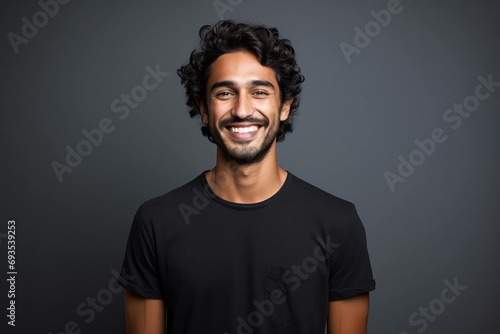 Adult man smile cheerful male young portrait face model background isolated person background happy man photo
