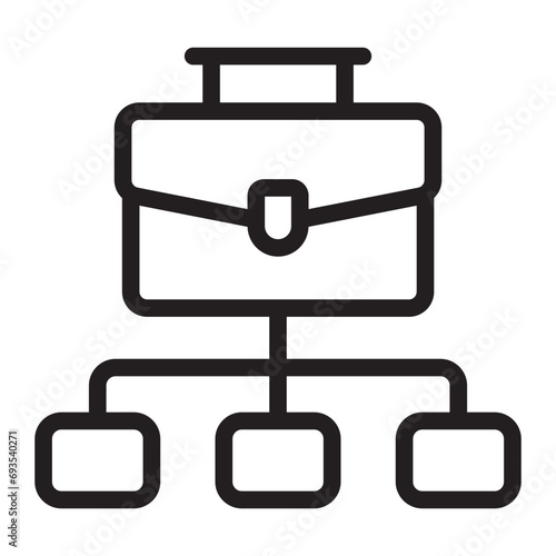 hierarchy line icon