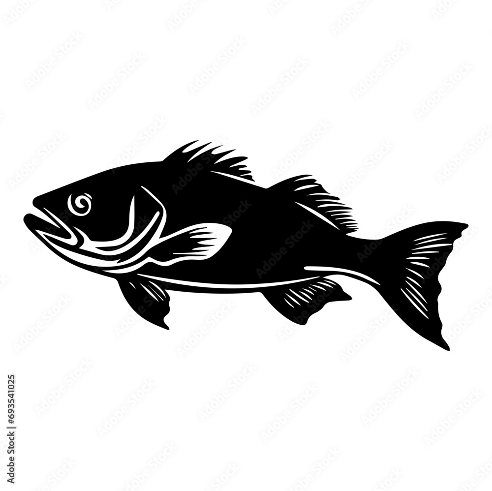 fish vector silhouette fish vector silhouette