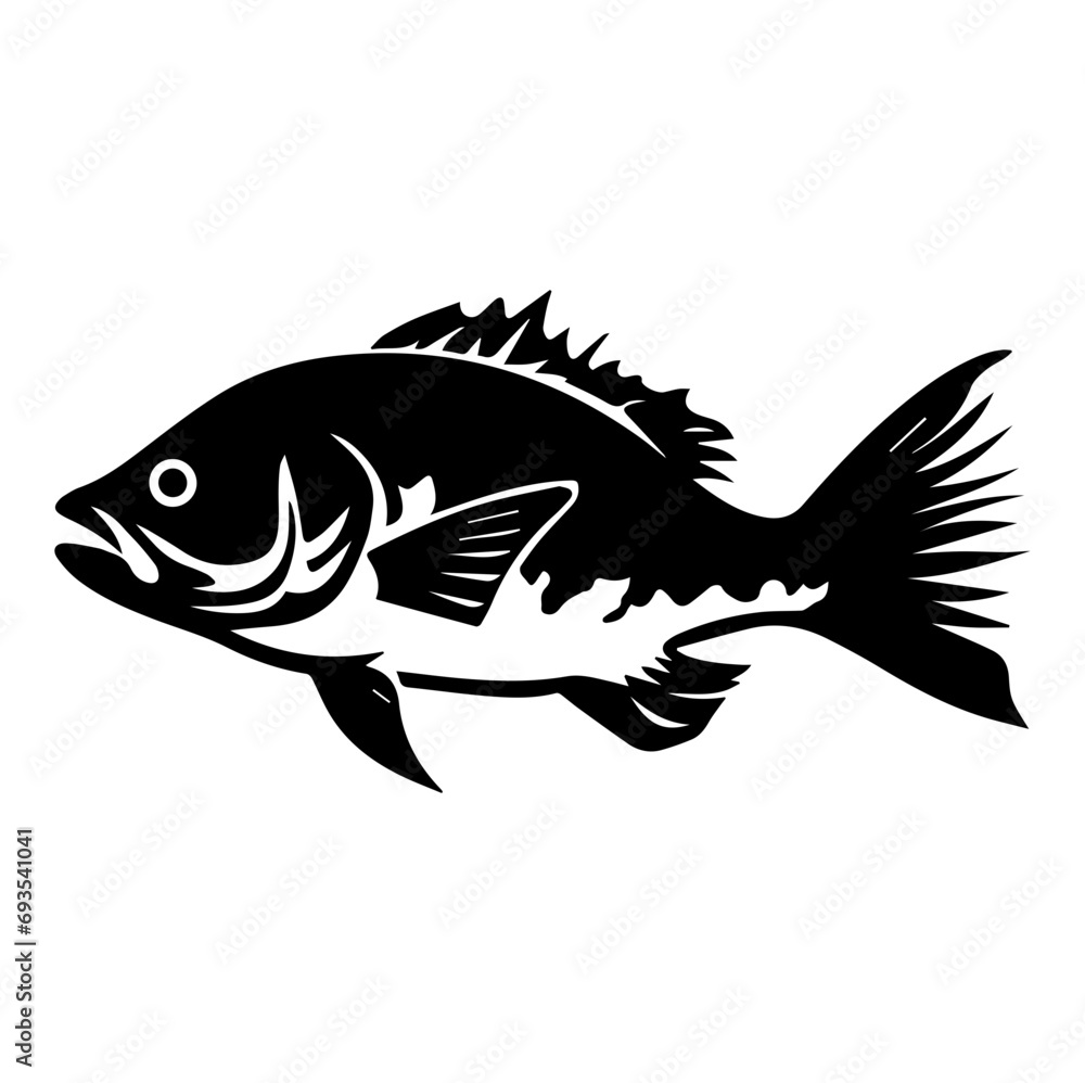 fish vector silhouette fish vector silhouette