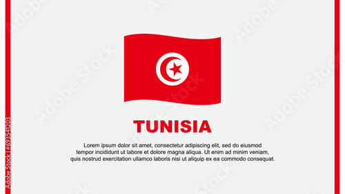 Free Download Tunisia Flag Abstract Background Design Template. Tunisia Independence Day Banner Social Media Vector Illustration. Tunisia Cartoon - GFXLoad