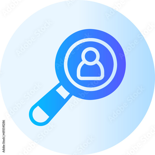 searching gradient icon